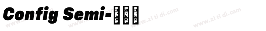 Config Semi字体转换